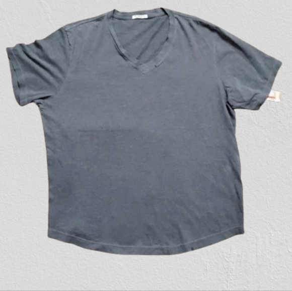 New No Tags Buck Mason T-Shirt XL | V-Neck | Dark Grey | Premium Cotton. - Picture 1 of 3